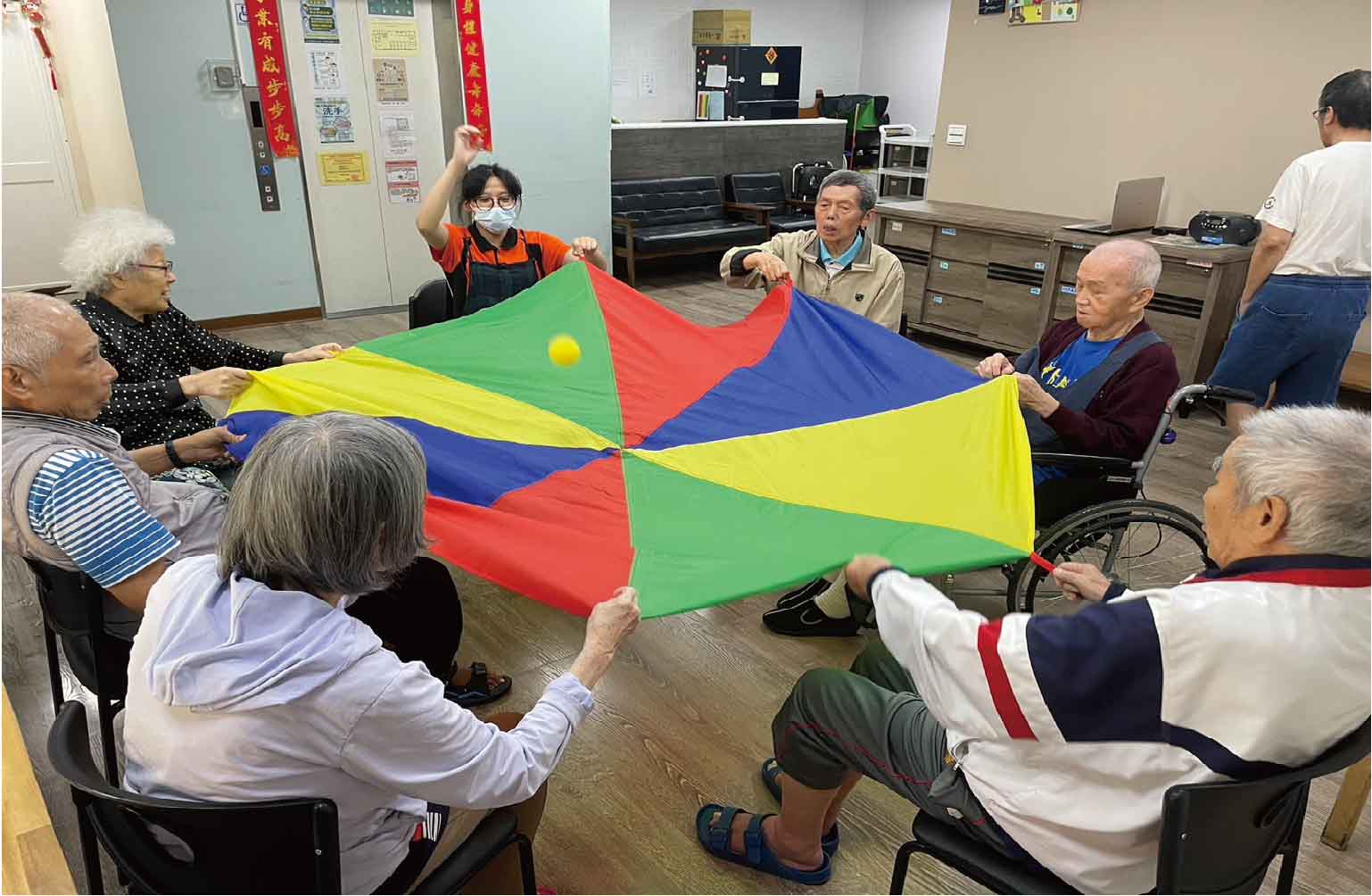 團體家屋的團康遊戲。