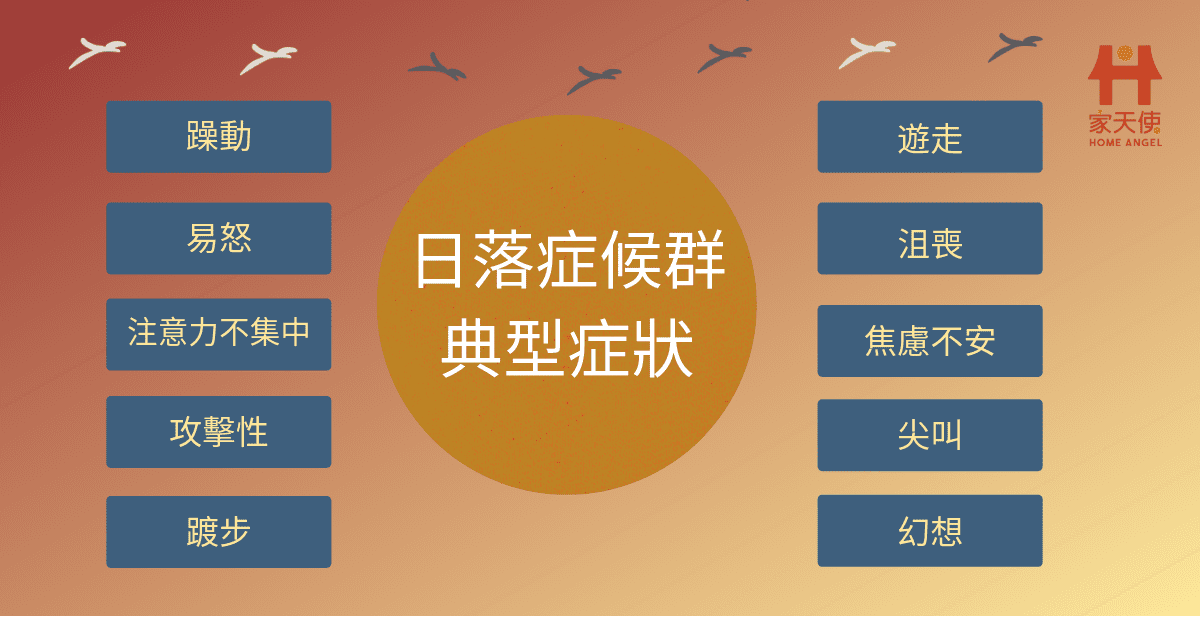 黃昏症候群的症狀